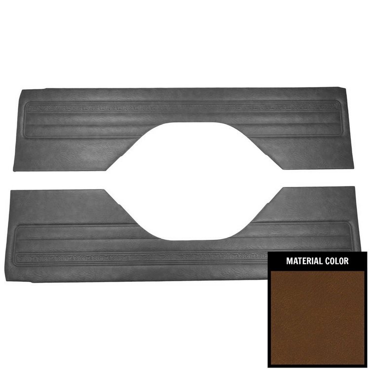 69TDB42C Rear Panels for 1969-72 Chevrolet Blazer Dark Saddle