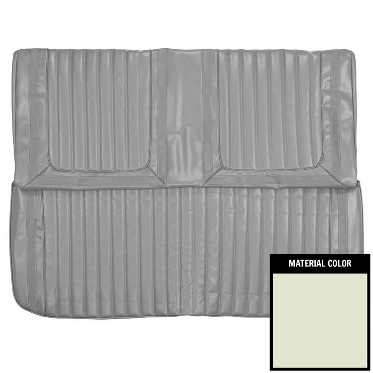 69US22V Rear Bench Seat Cover for 1969 Buick Skylark/GS Custom 400 Convertible Fawn