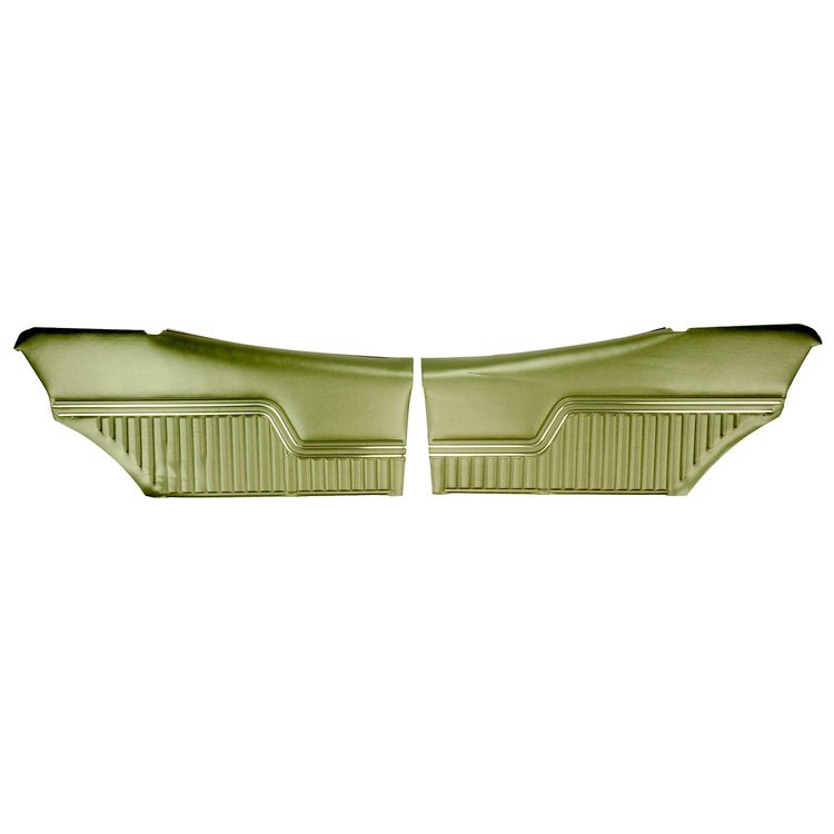 70AD24C-P Rear Door Panel for 1970 Chevelle, Hdtp Platinum Pre-Assembled Dk Metallic Green