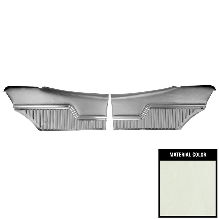 70AD28C-P Rear Door Panels for 1970 Chevelle, Hardtop Platinum Pre-Assembled Pearl