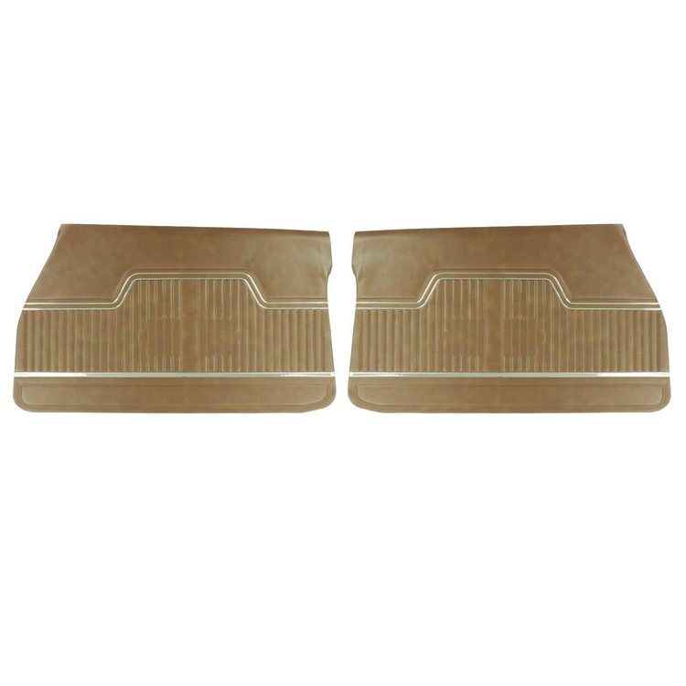 70AD36 Front Door Panels for 1970 Chevrolet Chevelle, Platinum Edition Saddle
