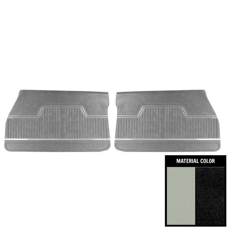 70AD37 Front Door Panels for 1972 Chevrolet Chevelle, Platinum Edition White