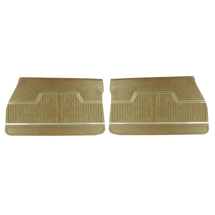70AD41 Front Door Panels for 1972 Chevrolet Chevelle, Platinum Edition Sandalwood