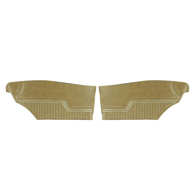 70AD41C Rear Door Panels for 1972 Chevrolet Chevelle, Hardtop Platinum Edition Sandalwood