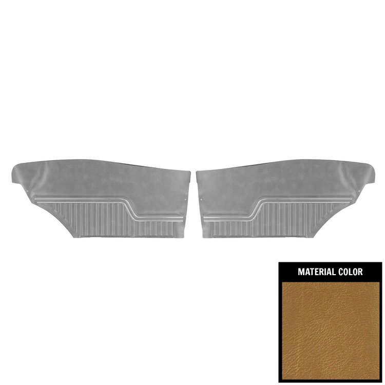 70AD43C Rear Door Panels for 1970 Chevrolet Chevelle, Hardtop Platinum Edition Gold
