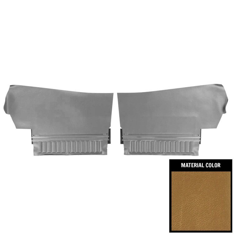 70AD43V Rear Door Panels for 1970 Chevrolet Chevelle, Convertible Platinum Edition Gold