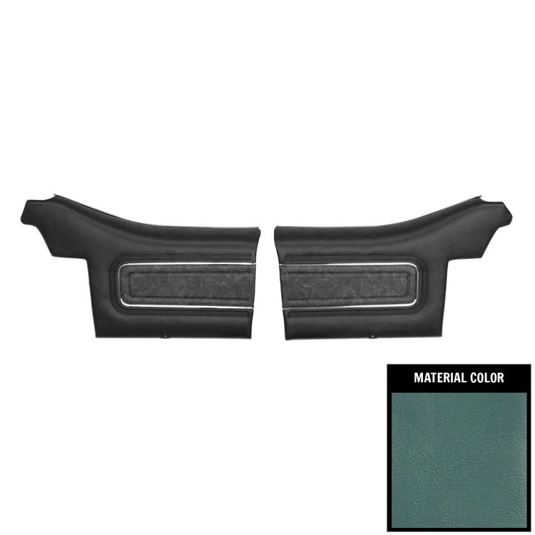 70CD121V-P Rear Door Panels for 1970 Cutlass Supreme Convertible Pre-Assembled Light Blue