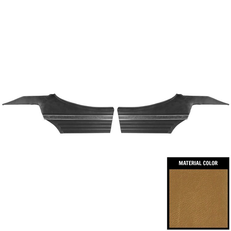 70CD432C-P Rear Door Panels for 1970 Oldsmobile Cutlass /"S" Hardtop Pre-Assembled Gold