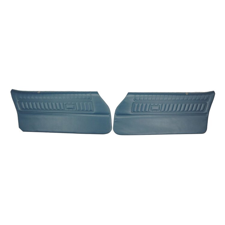 70ED09-P Front Door Panels for 1971 Pontiac Firebird Standard Pre-Assembled Blue