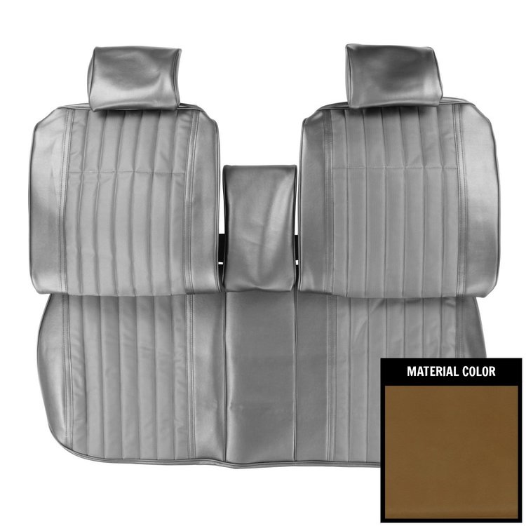 70GS36BS Front Bench W/Arm Rest Seat Cover for 1970 Pontiac GTO/LeMans Sport Saddle