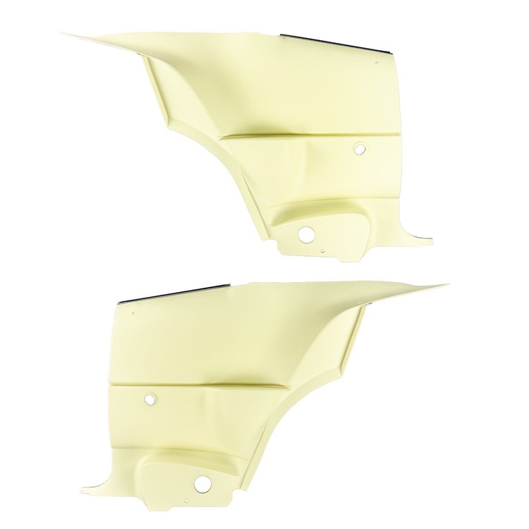 70KDC37C-P Rear Door Panels for 1970-1974 Dodge Challenger Hardtop Standard Pre-Assembled White