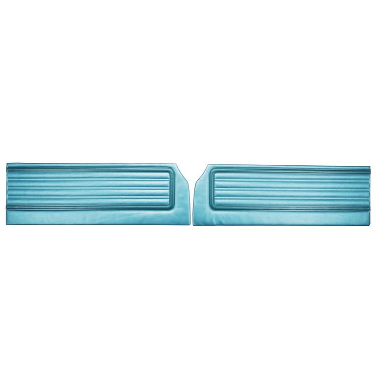 70KDRD730 Front Door Panels for 1970 Roadrunner/Satellite Custom Decor Dark Metallic Blue