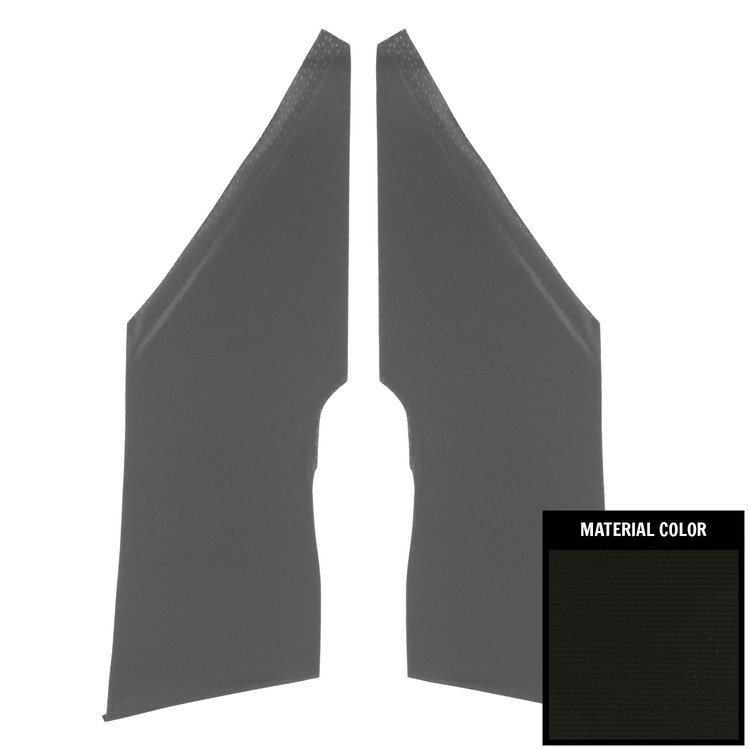 70MHB100B Perforated Earmuff Boards for 1970-1972 Chevrolet Monte Carlo Black