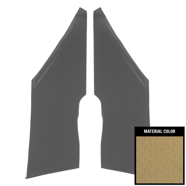 70MHB111B Perforated Earmuff Boards for 1970-1972 Chevrolet Monte Carlo Sandalwood