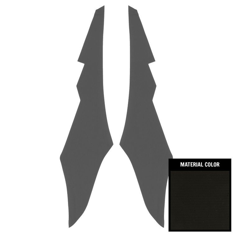 70SHB2100B Perforated Earmuff Boards for 1968-1972 Oldsmobile Cutlass "S" Black