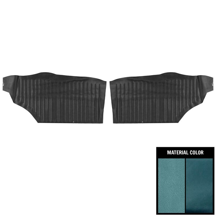 70UD13-2C Rear Door Panels for 1970 Buick Skylark Hardtop 2-Tone Blue