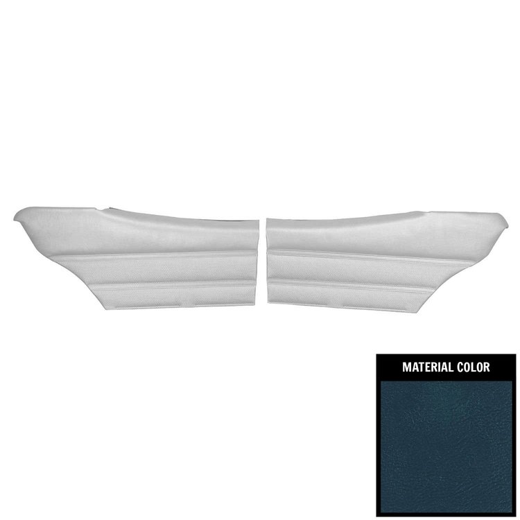 70UD16C-P Rear Door Panels for 1970Skylark 350/Custom/GS/GS455 Hardtop Pre-Assembled Dark Blue