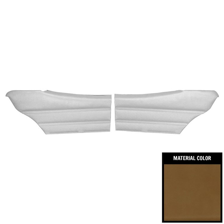 70UD36C-P Rear Door Panels for 1970 Skylark 350/Custom/GS/GS455 Hardtop Pre-Assembled Saddle