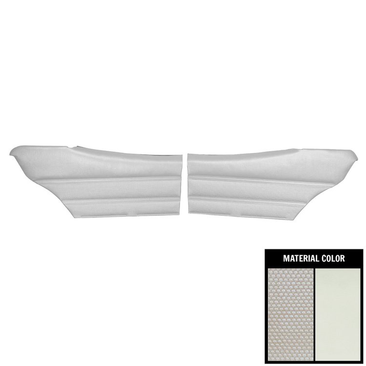 70UD37C-P Rear Door Panels for 1970 Skylark 350/Custom/GS/GS 455 Hardtop Pre-Assembled White