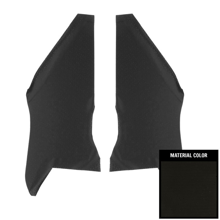 70UHB100B Perforated Earmuff Boards for 1970-1972 Buick Skylark Black