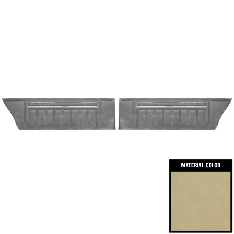 71BD29 Front Door Panels for 1971-1972 Chevrolet Impala Neutral