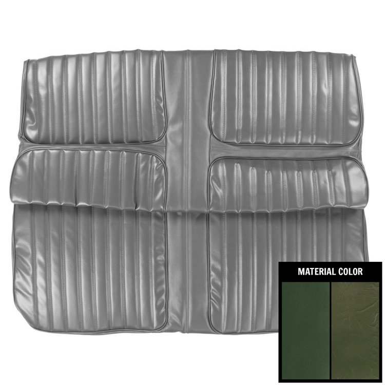 71CS25V1 Rear Bench Seat Cover for 1971-1972 Cutlass Supreme Convertible Dark Green