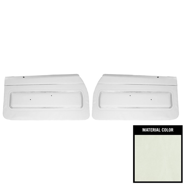 71GD28-P Front Door Panels for 1971 Pontiac GTO/LeMans Sport Pre-Assembled Platinum Pearl