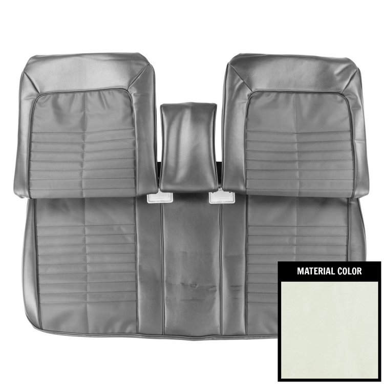 71GS28BS1 Front Bench W/Arm Rest Seat Cover for 1971 Pontiac GTO/LeMans Sport Pearl