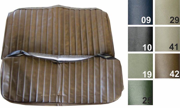 Pre-Assembled Seat Cover 1971-1972 Chevy Monte Carlo Coupe Black