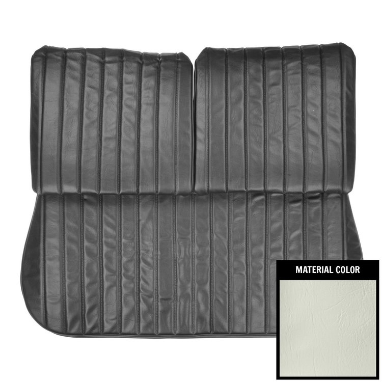 71MS37B Front Bench Seat Cover for 1971-1972 Chevrolet Monte Carlo White