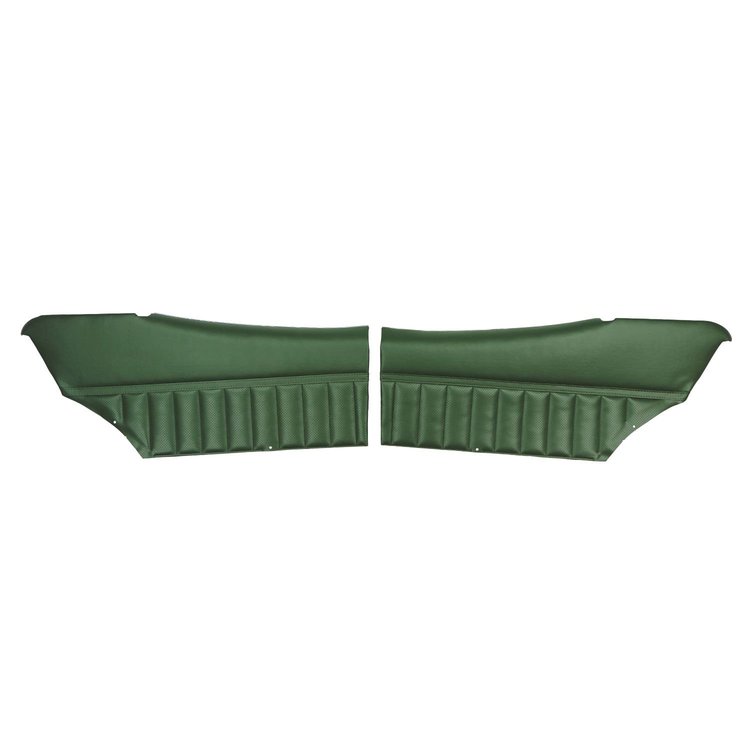 71UD25C-P Rear Door Panels for 1971-72 Skylark/350/Custom/GS Hardtop Pre-Assembled Dk Green