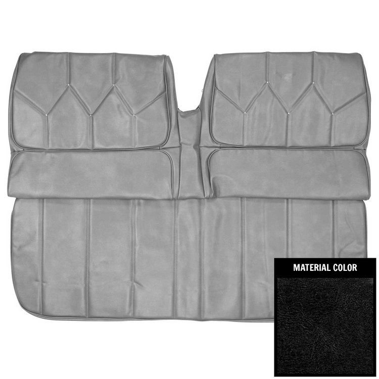 71USR10C Rear Bench Seat Cover for 1971-1972 Buick Riviera Hardtop Black