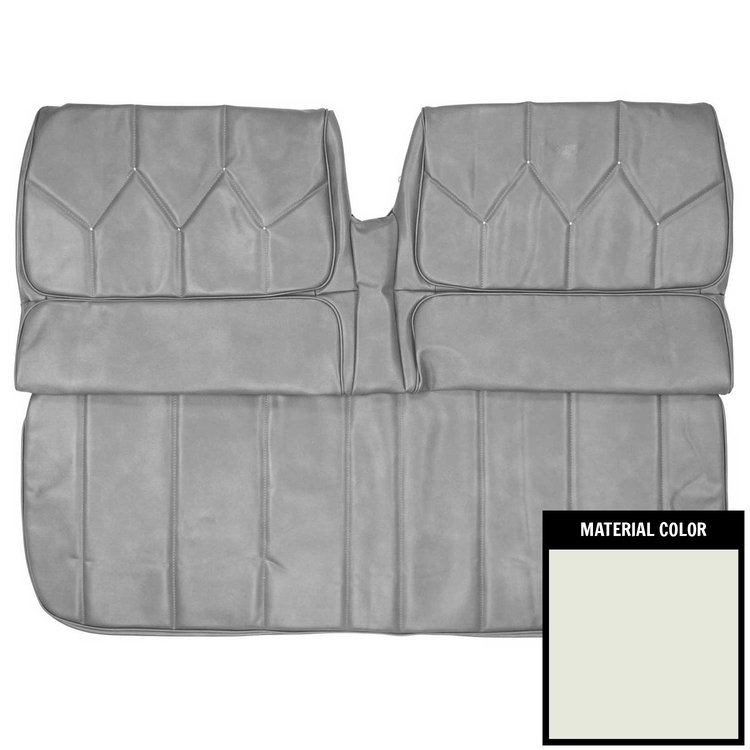 71USR37C Rear Bench Seat Cover for 1971-1972 Buick Riviera Hardtop White