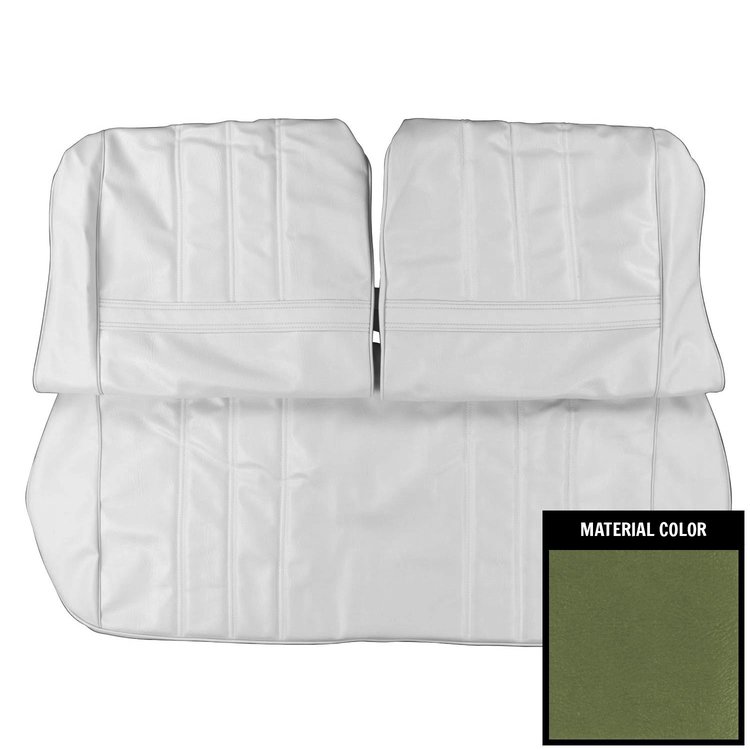 72CSS19B Front Bench Seat Cover for 1972 Oldsmobile Cutlass Standard Jade Green