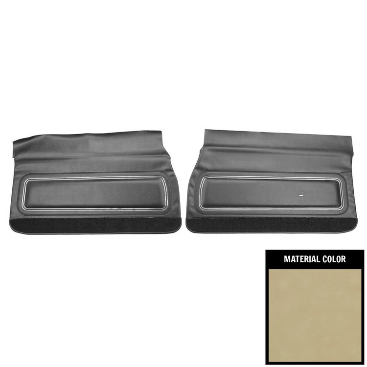 72GD29 Front Door Panels for 1972 Pontiac GTO/Lemans Sport Platinum Edition Covert
