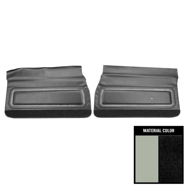 72GD37 Front Door Panels for 1972 Pontiac GTO/Lemans Sport Platinum Edition White