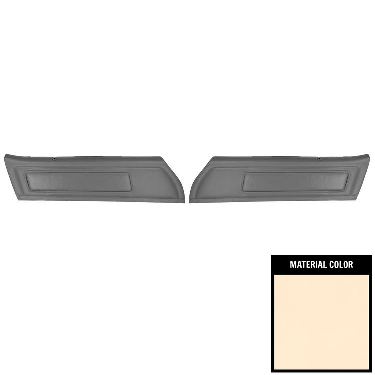 73HD40-P Front Door Panels for 1973-1975 Pontiac Firebird Deluxe Pre-Assembled Off White