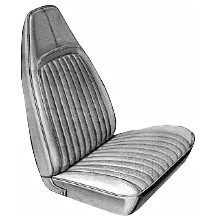Bucket Seat Cover 1973 Dodge Challenger