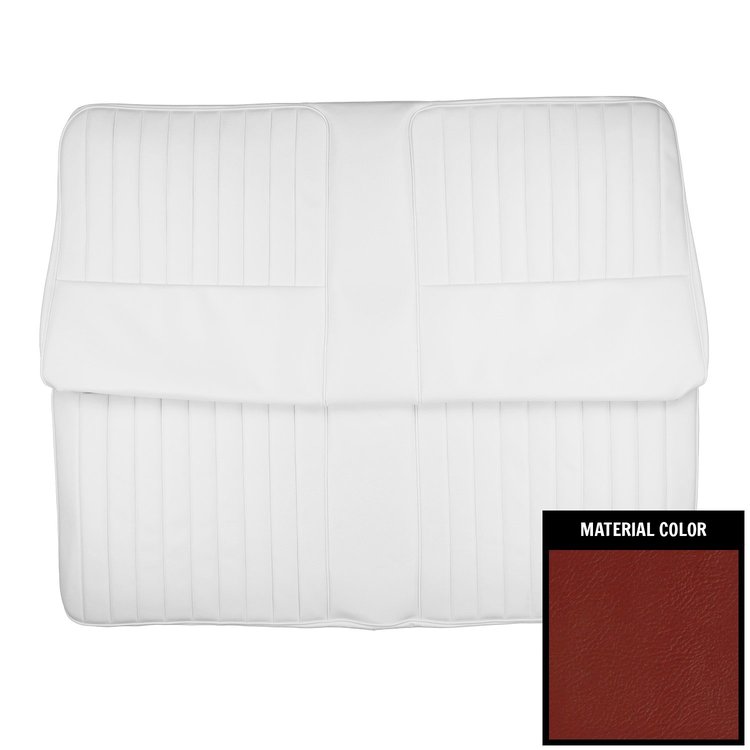 73QSE30V Rear Bench Seat Cover for 1973-1974 Cadillac El Dorado Convertible Carmine