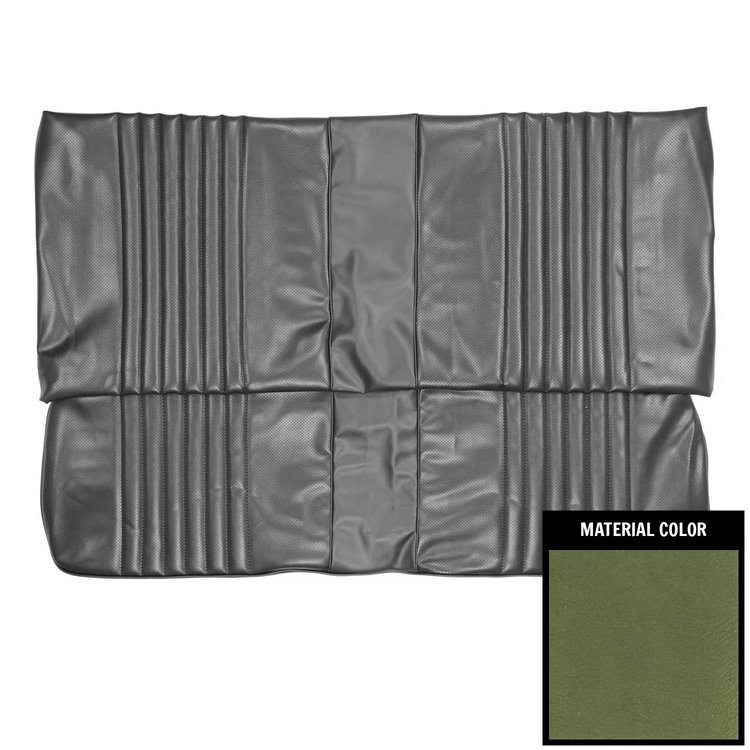 73XS19C Rear Bench Seat Cover for 1973-1974 Chevrolet Nova 2-Door Sedan Custom Jade Green