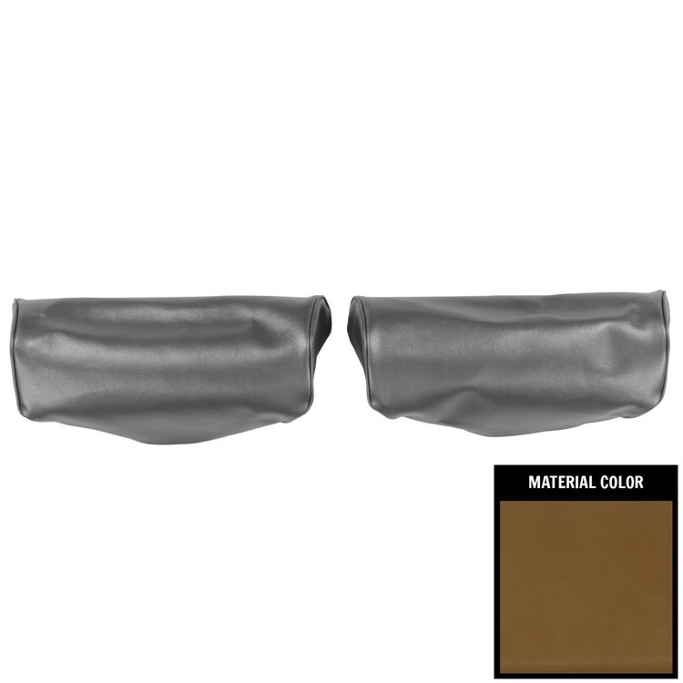 75XH36B Bench Seat Head Rest Covers for 1975-1979 Chevrolet Nova Light Saddle