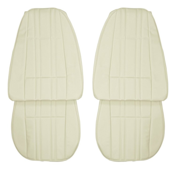 75XS37U-1 Front Bench Seat Cover for 1975 Chevrolet Nova 2-Door Sedan Standard White