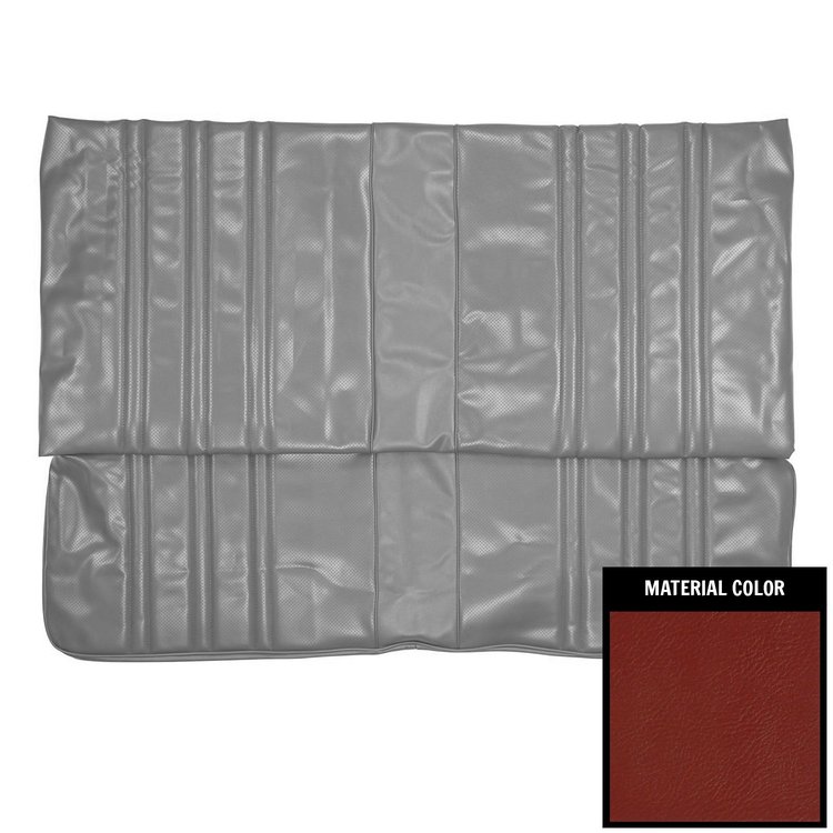 75XS42C-1 Rear Seat Cover for 1975 Chevrolet Nova 2-Door Sedan Dark Saddle