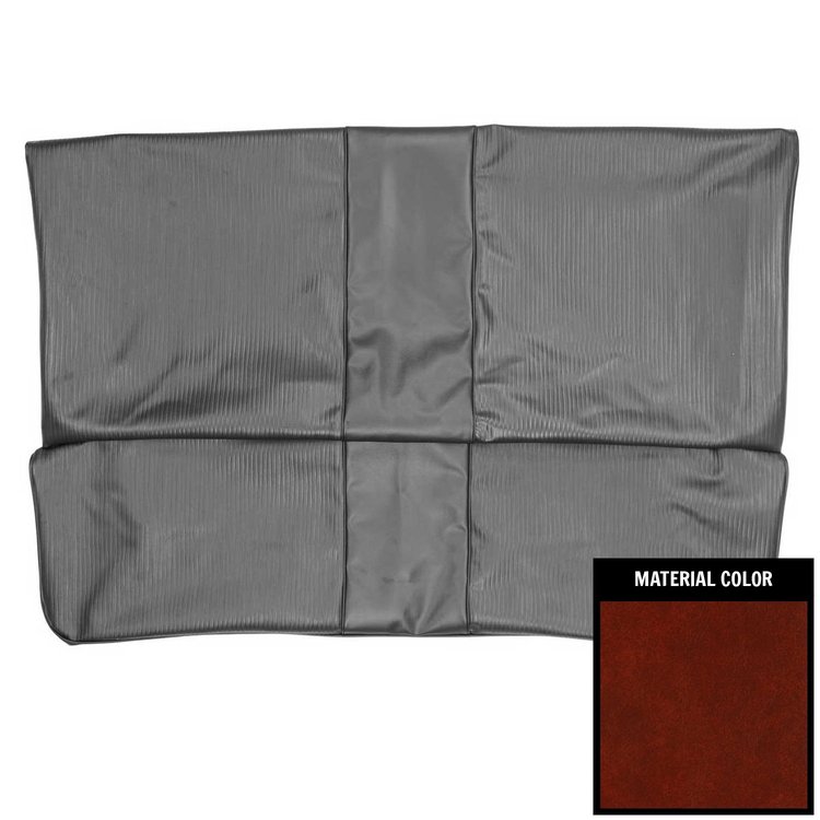 75XS45C Firethorn, Rear Bench Seat Cover for 1975 Nova 2-Door Sedan Standard Hardtop