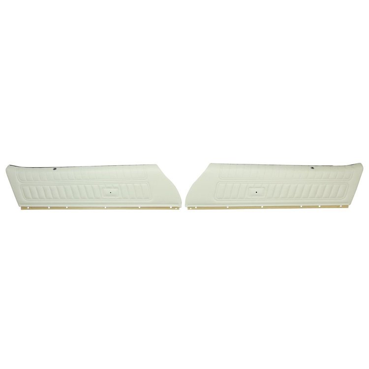 76FD37-P Front Door Panels for 1976 Camaro/Firebird Standard Pre-Assembled White