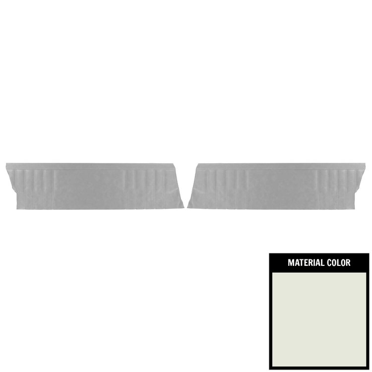 76MD37 Front Door Panels for 1976 Chevrolet Monte Carlo White