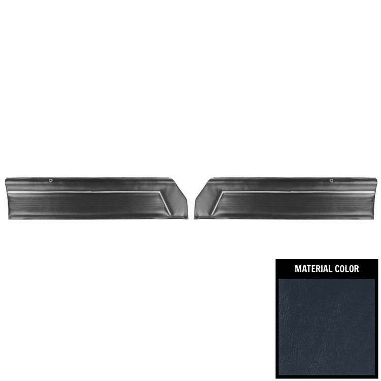 78AD18-P Front Door Panels for 1980 Chevrolet Malibu / El Camino Pre-Assembled Navy Blue