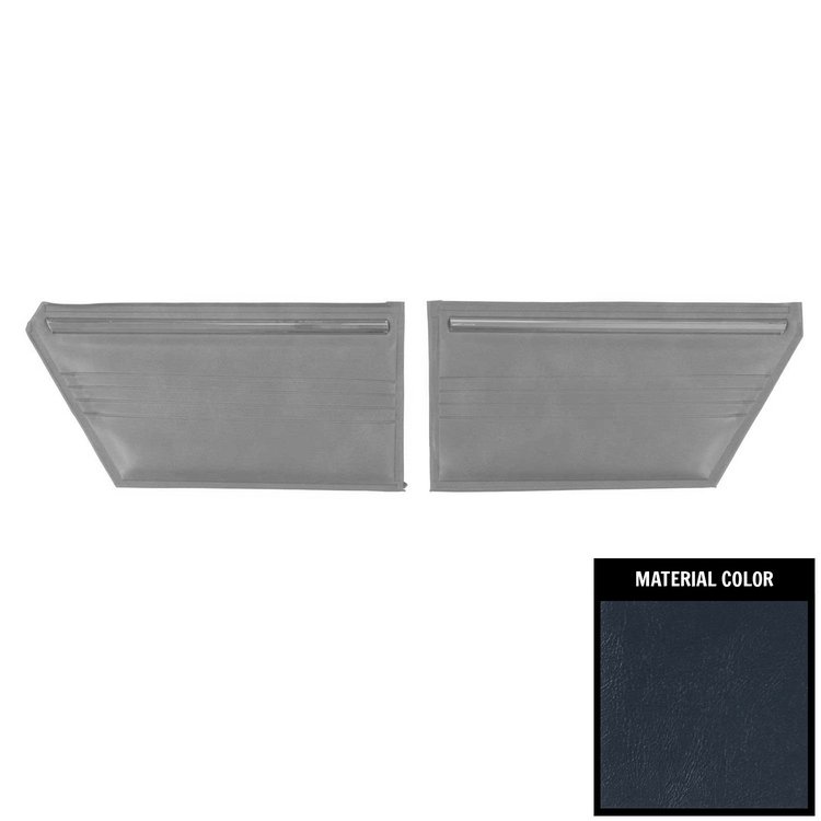 78AD18C Rear Door Panels for 1980 Chevrolet Malibu Hardtop Navy