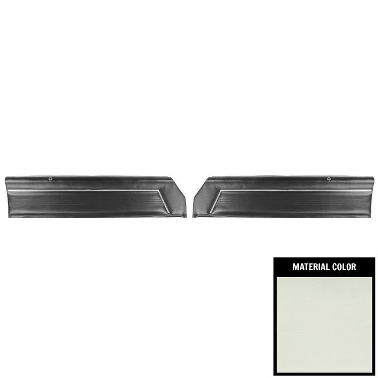 78AD37-P Front Door Panels for 1978-1980 Chevrolet Malibu / El Camino Pre-Assembled White