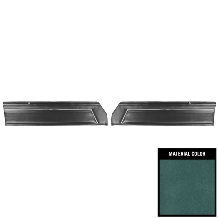 78AD90-P Front Door Panels for 1978-1980 Chevy Malibu / El Camino Pre-Assembled Light Blue